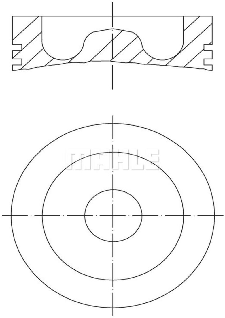 Mäntä Mahle 061 Pi 00129 000