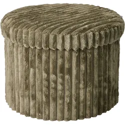 Hocker HAYDEE (DT 43x32,50 cm) - grün - DT 43x32,50 cm