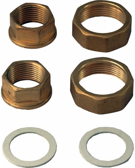 Wolf Übergangsverschraubung 1 1/2" 2070753 Messing, für Hydraulik-Gruppe