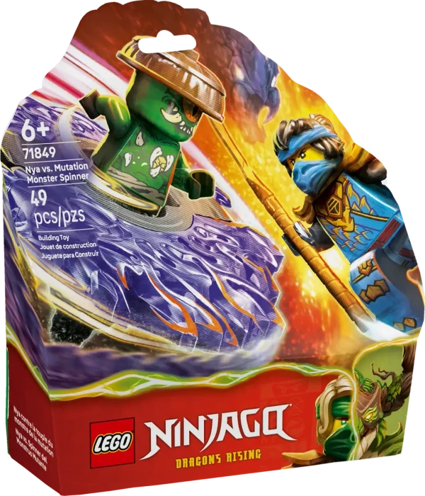 LEGO NINJAGO 71849 Nya vs. Mutationsmonster-Spinner