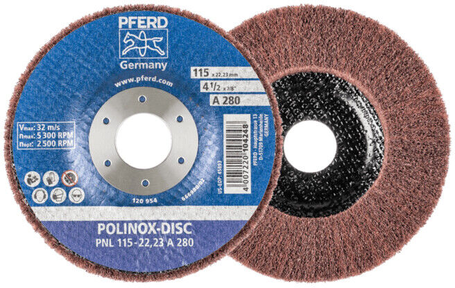 PFERD Disques abrasifs POLINOX PNL 115-22,23 A 280 (44692260)