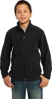 Port Authority Y217 Youth Value Fleece Jacket in Black size XS