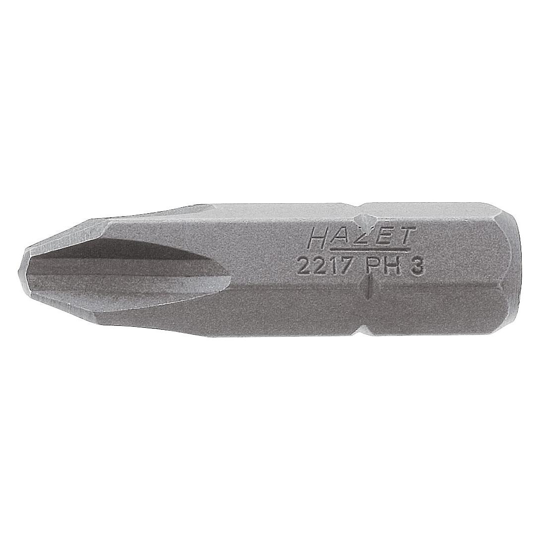 Hazet Bit 2217-PH3 Sechskant8 (5/16 Zoll) Kreuzschlitz Profil PH PH3 (2217-PH3)