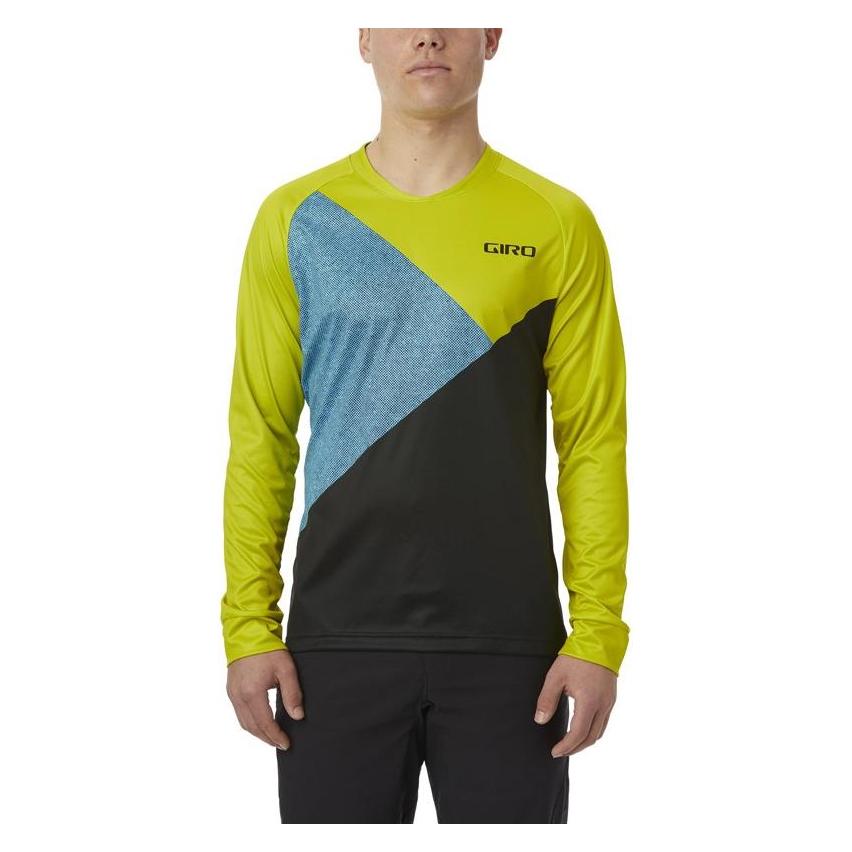 Giro Roust Herren Ls Jersey Langarm Citron Green Shadow (35773099)