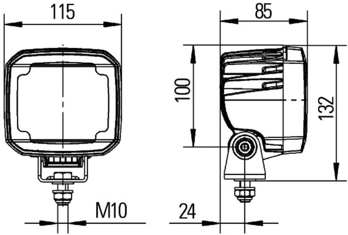 Hella Fari da lavoro 1GA 995 606-031
