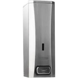 Katrin, Seifenspender + Seifenschale, Spender Stainless Steel für Seife und Desinfektionsmittel