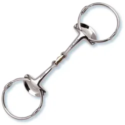 Gebiss ST Silver Wings Gag doppelt gebrochen edelstahl 13,5/16