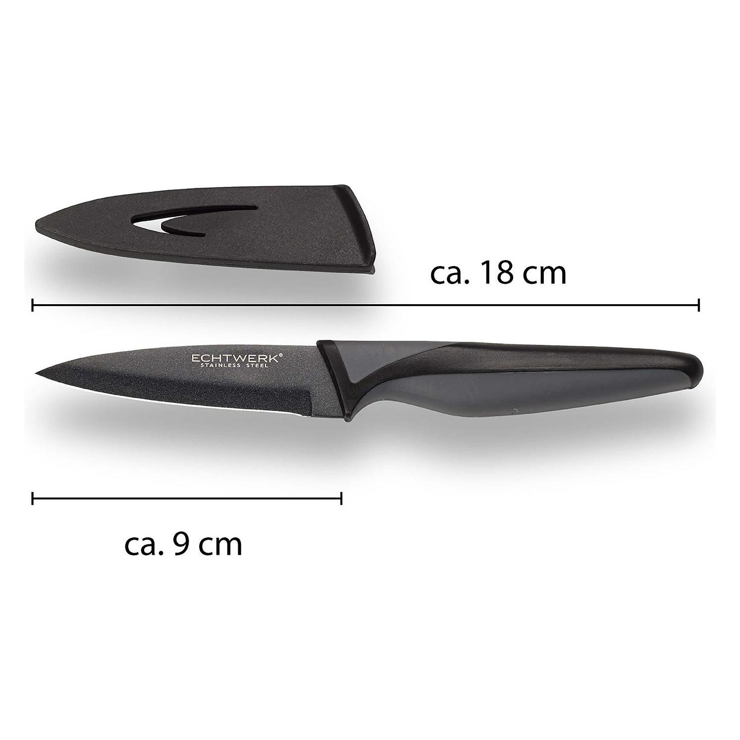 Echtwerk Schälmesser "BlackSteel" (9 cm) (EW-SS-0150)