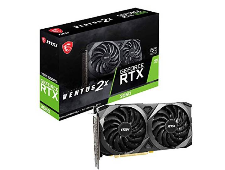 MSI GeForce RTX 3060 VENTUS 2X 12G OC NVIDIA 12 GB GDDR6
