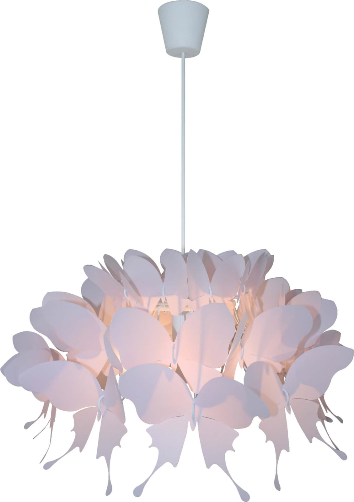 Light Prestige Farfalla hanglamp, roze, 1x E27