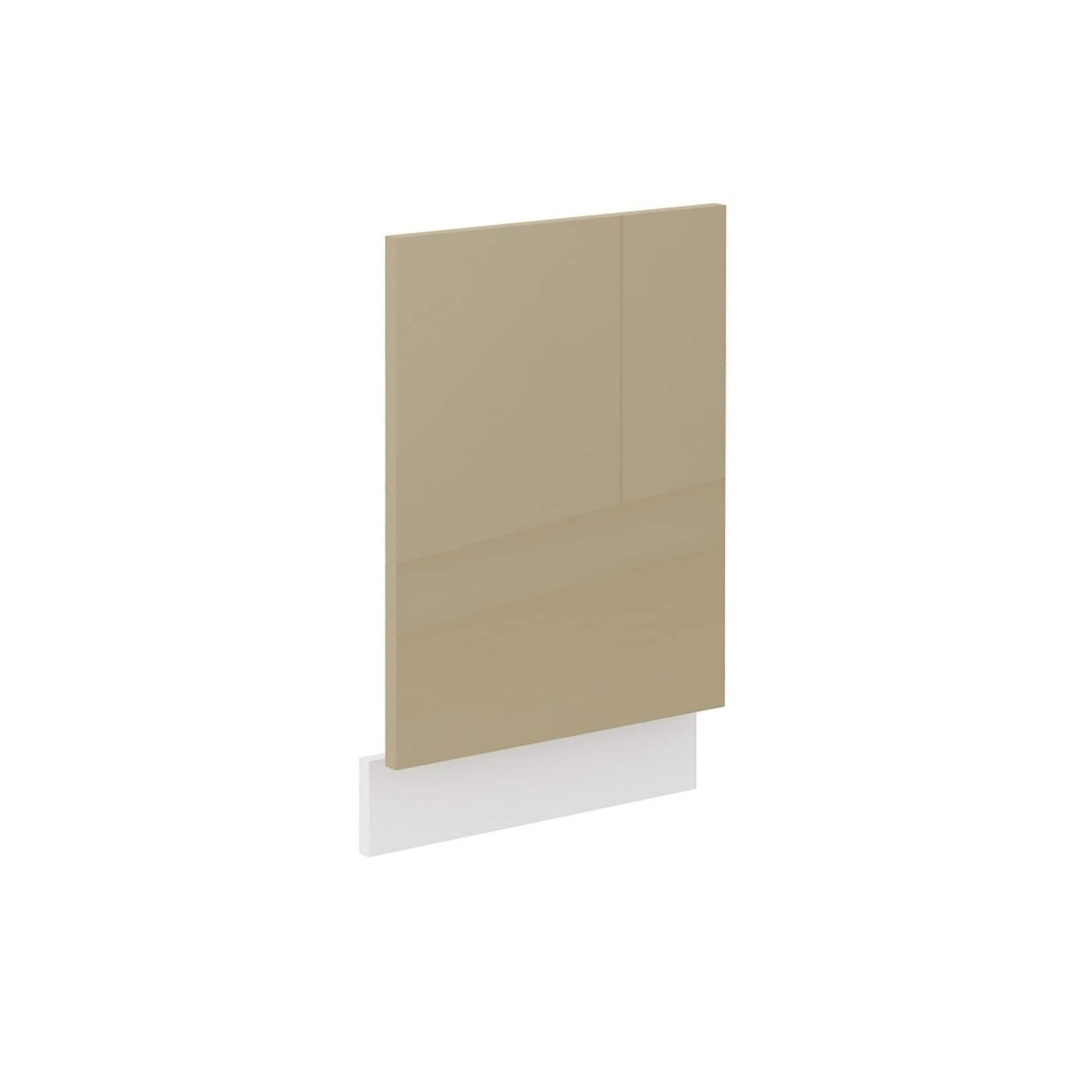 Frontblende Geschirrspüler integriert 45 cm Cappuccino Hochglanz Küche Lara