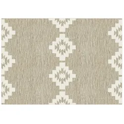 In-und Outdoorteppich  Scandinavian , beige , Synthetische Fasern , Maße (cm): B: 133