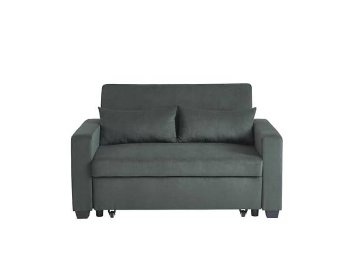 BAÏTA Sofa, rechts, ausklappbar, Eva, 2-Sitzer, Cord, Grün