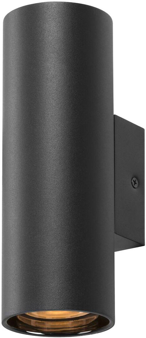 Slv Asto Tube, Wandaufbauleuchte, Zylindrisch, Max. 2x10w, Schwarz - Wand- Und Deckenleuchten