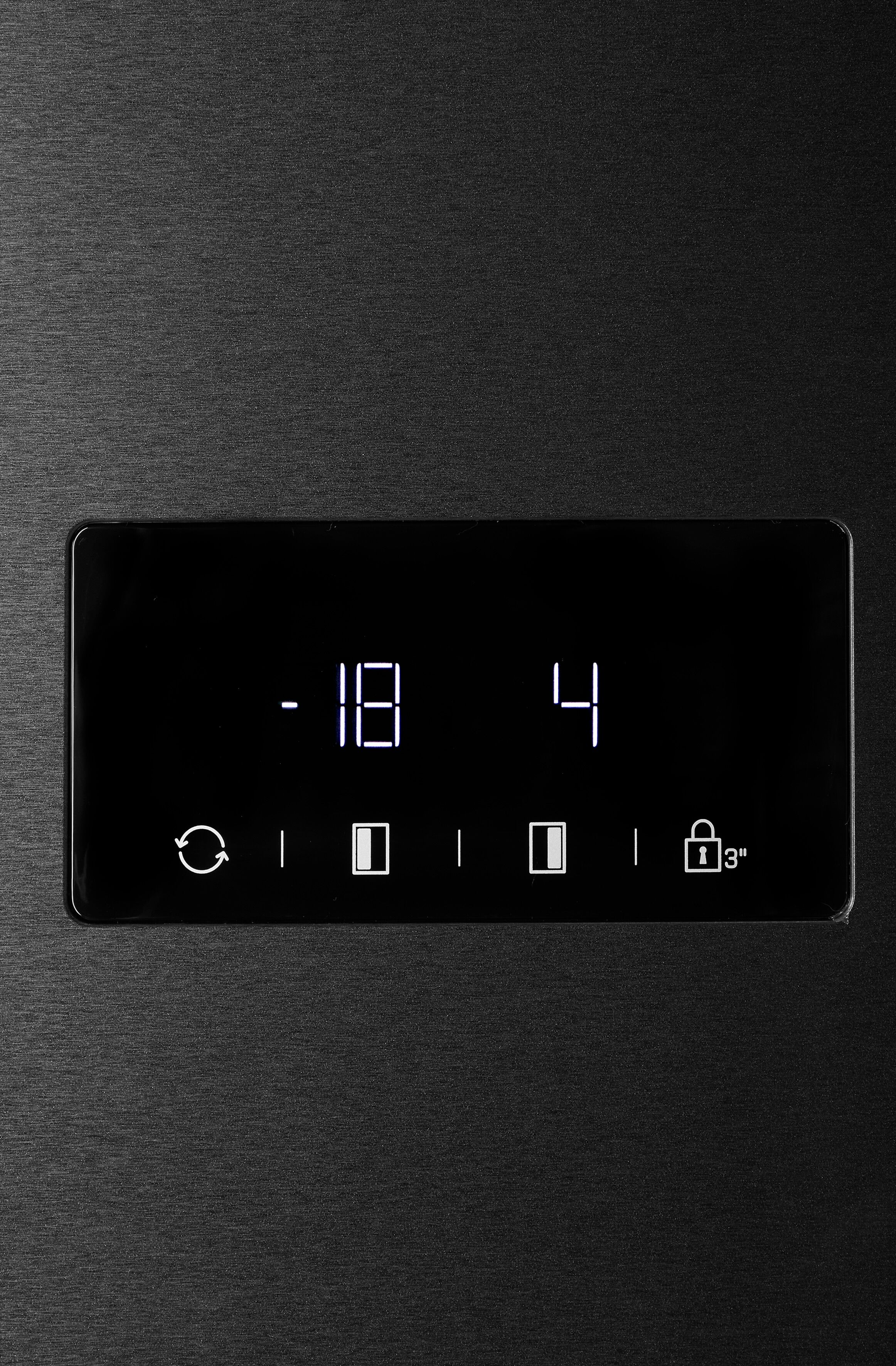 Bauknecht Side-by-Side "SBS C90", Energieeffizienz: C, silber (schwarz inox), B:91cm H:177cm T:67cm, Kühlschränke, Kein Abtauen mehr nötig Dank Total NoFrost Technologie, Side-by-Side