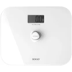 Sogo, Personenwaage, Vejer op til 150 kg - Hvid (150 kg)