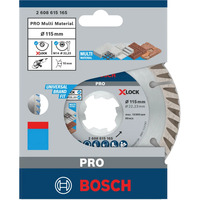 PRO Diamanttrennscheibe X-LOCK MultiMaterial, Ø 125 mm 2 Stück, Bohrung 22,23 mm