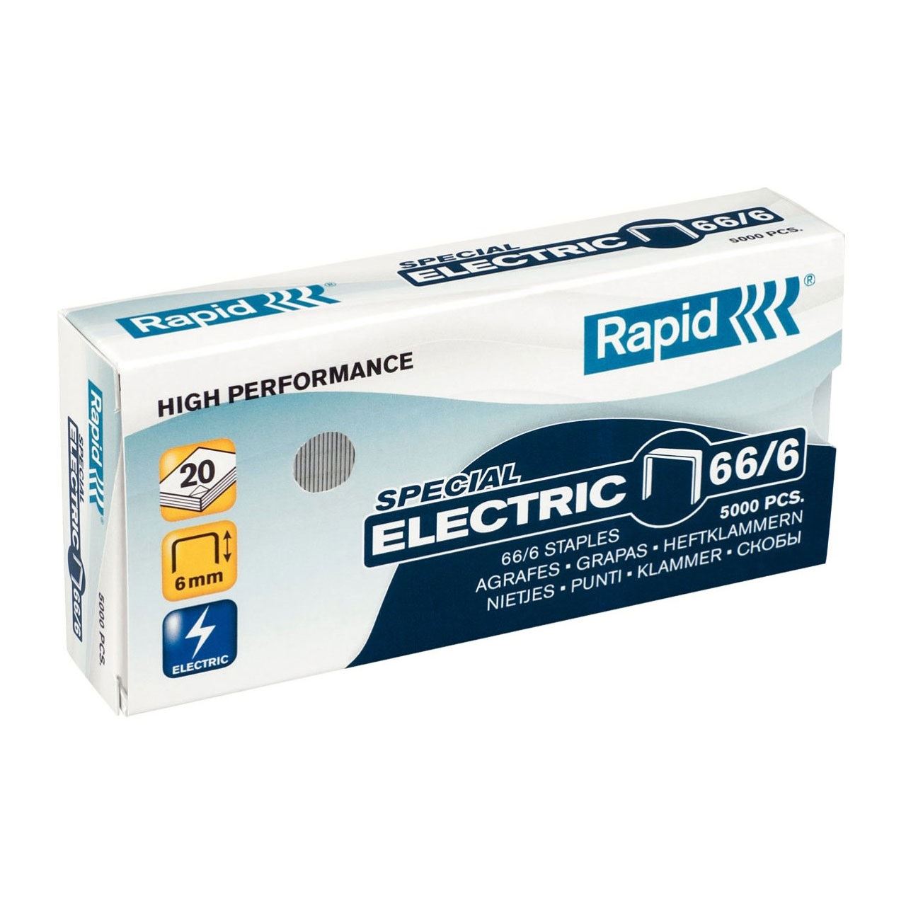 Rapid Heftklammern Strong 66/6, 5.000 St.