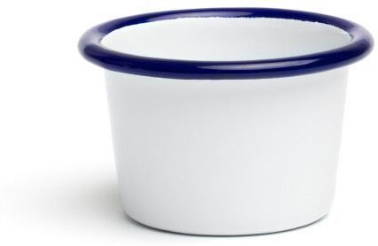 Comas Ciotolina Ferro Smaltato 6 cm Altezza Bianca Azzurra