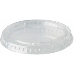 VEPATIM 50x PAPSTAR BIO Deckel für Portionsbecher PLA rund O 6 cm transparent