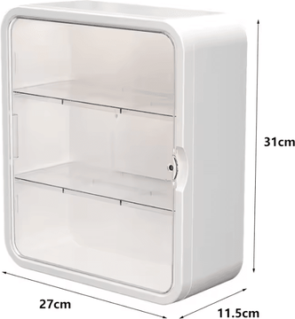 Inspire Curations MediNest Wall Mounted Medicine & Storage Cabinet white