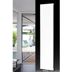 XIMAX Paneelheizkörper, Raumheizkörper P1/G Duplex mit Mittenanschluss, Glas in Weiss - 1800x595x89 mm, 1345 Watt - 1345 Watt