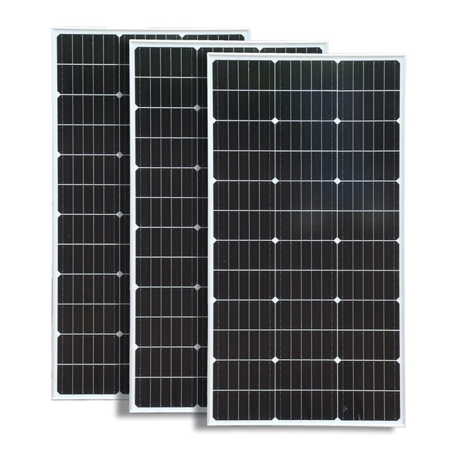 Solarpanel, hohe Effizienz, vielseitige Nutzung, 3 Stück Solarpanel