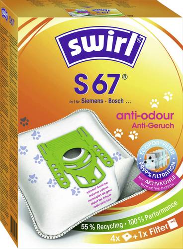 Swirl S 67 EcoPor Anti Odour Staubsaugerbeutel 4St.