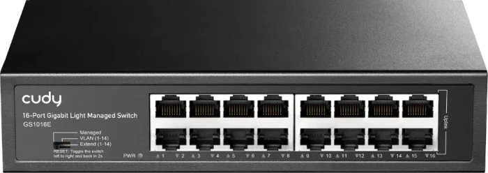 CUDY 16-Port Gigabit Light Managed Switch