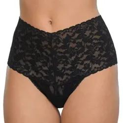 Hanky Panky Signature Lace Retro Thong Schwarz Nylon One Size Damen