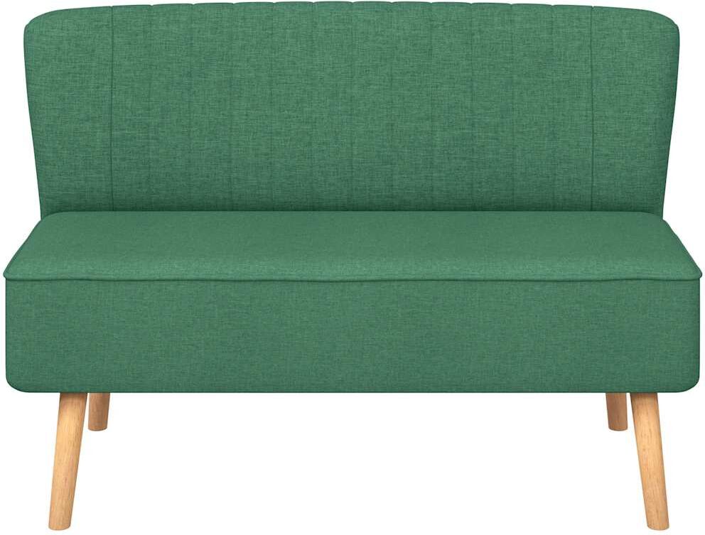 vidaXL Canapé 117x55,5x77 cm Tissu Vert