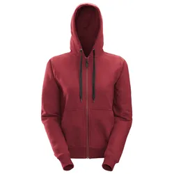 Snickers Damen Reißverschluss Hoodie 7 chilirot