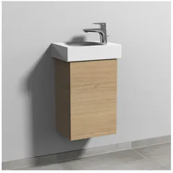 Sanipa 3way Waschtischunterbau zu Geberit iCon Waschtisch mit 1 Tür, Eiche-Nordic SM65848