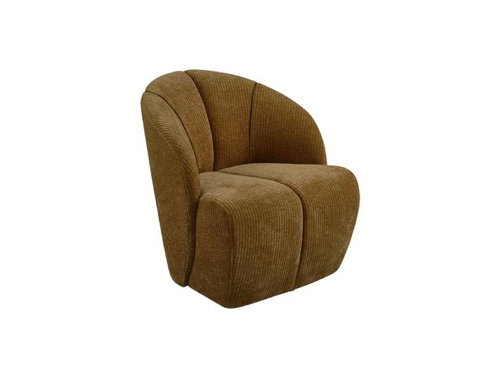 Drehbarer Design Sessel „Mojo“ Senfgelb De Eekhoorn
