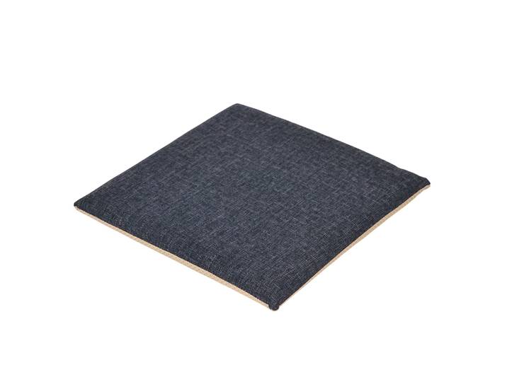 Sitzkissen mit Memoryschaum 40 x 40 cm anthrazit/beige
