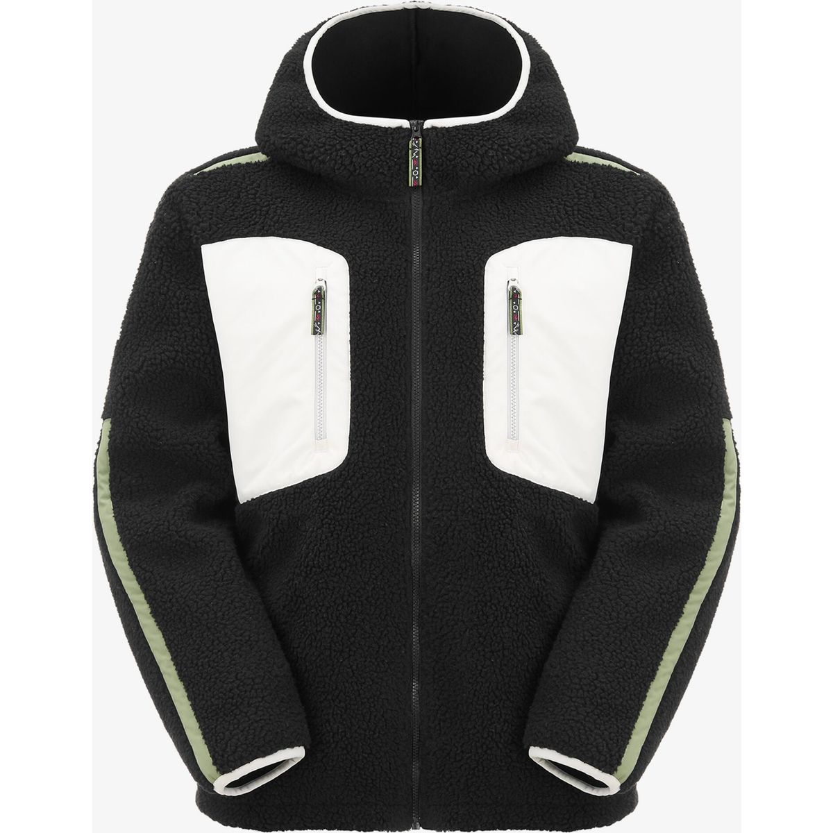 Picture Pmbton Zip Hoodie / olivine (C) L MSW0487CBlack / OlivineL