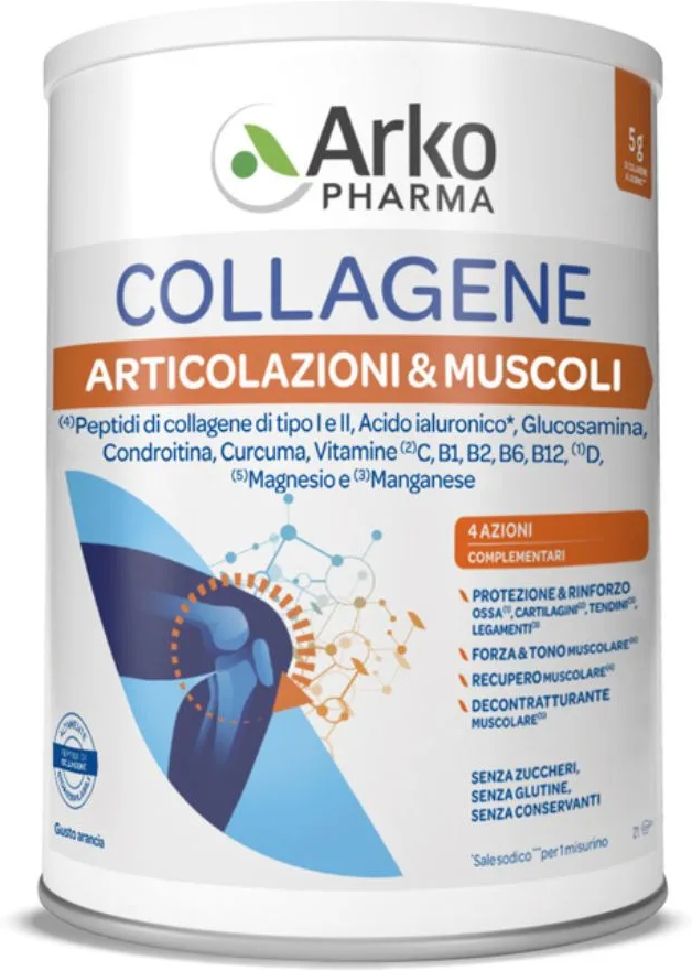 ARKOFARM Srl ArkoPharma Collagene Articolazioni e Muscoli, 260 g