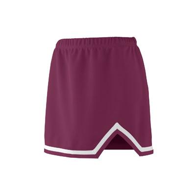 Augusta Sportswear 9125 Athletic Women's Energy Skirt in Maroon/White size 2XL   Polyester