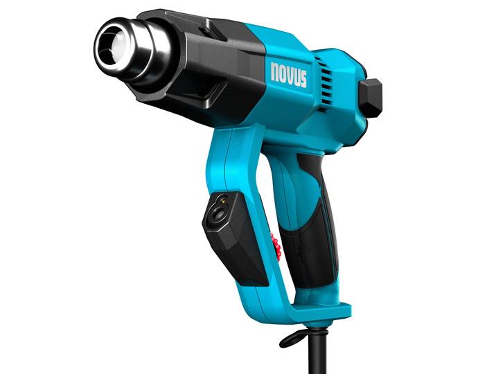 Novus H-250 - Heteluchtpistool - LCD-display - 3-traps temperatuurregeling