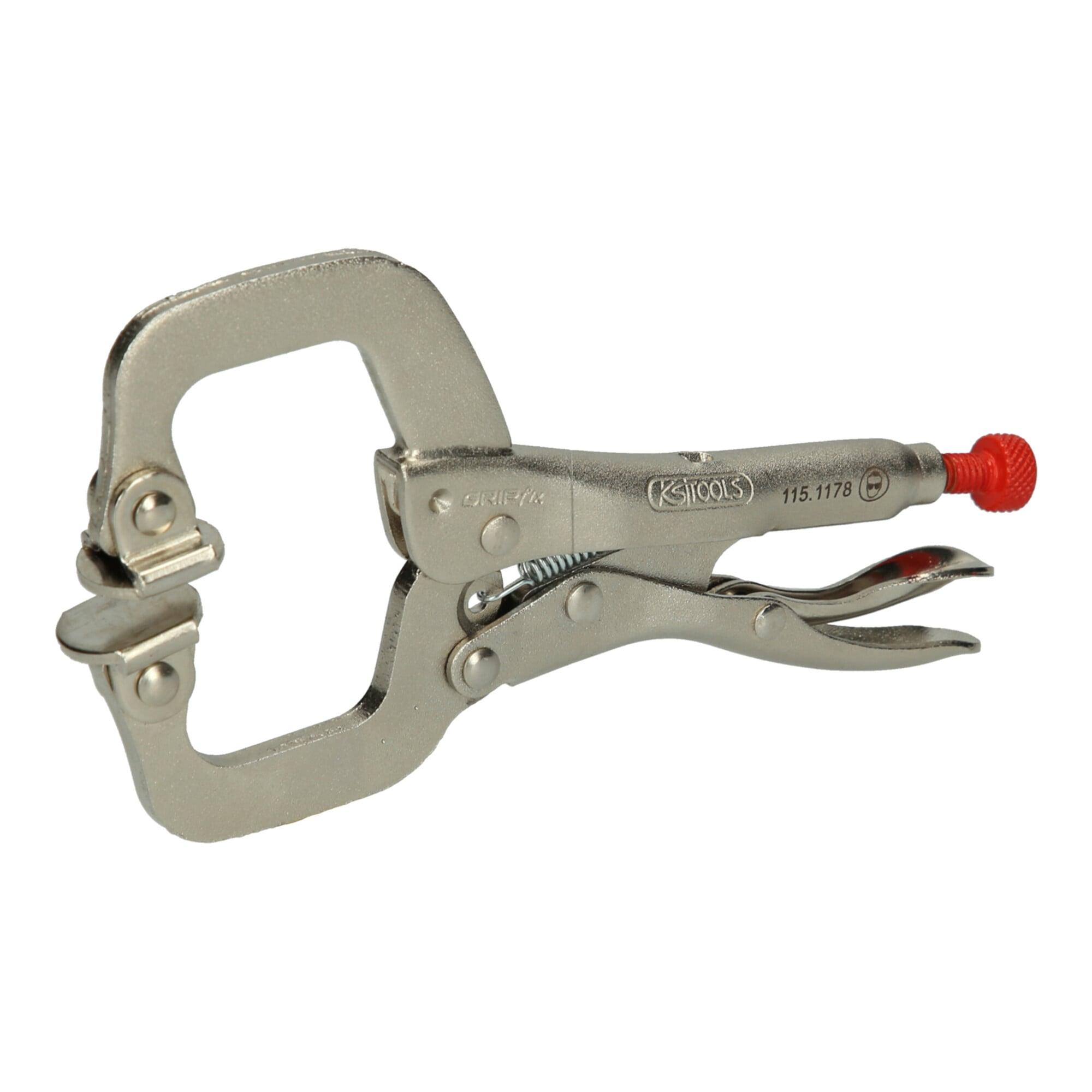 KS Tools Schweiß-Klammer-Gripzange beweglichen Spannbacken 0-25mm (115.1178)