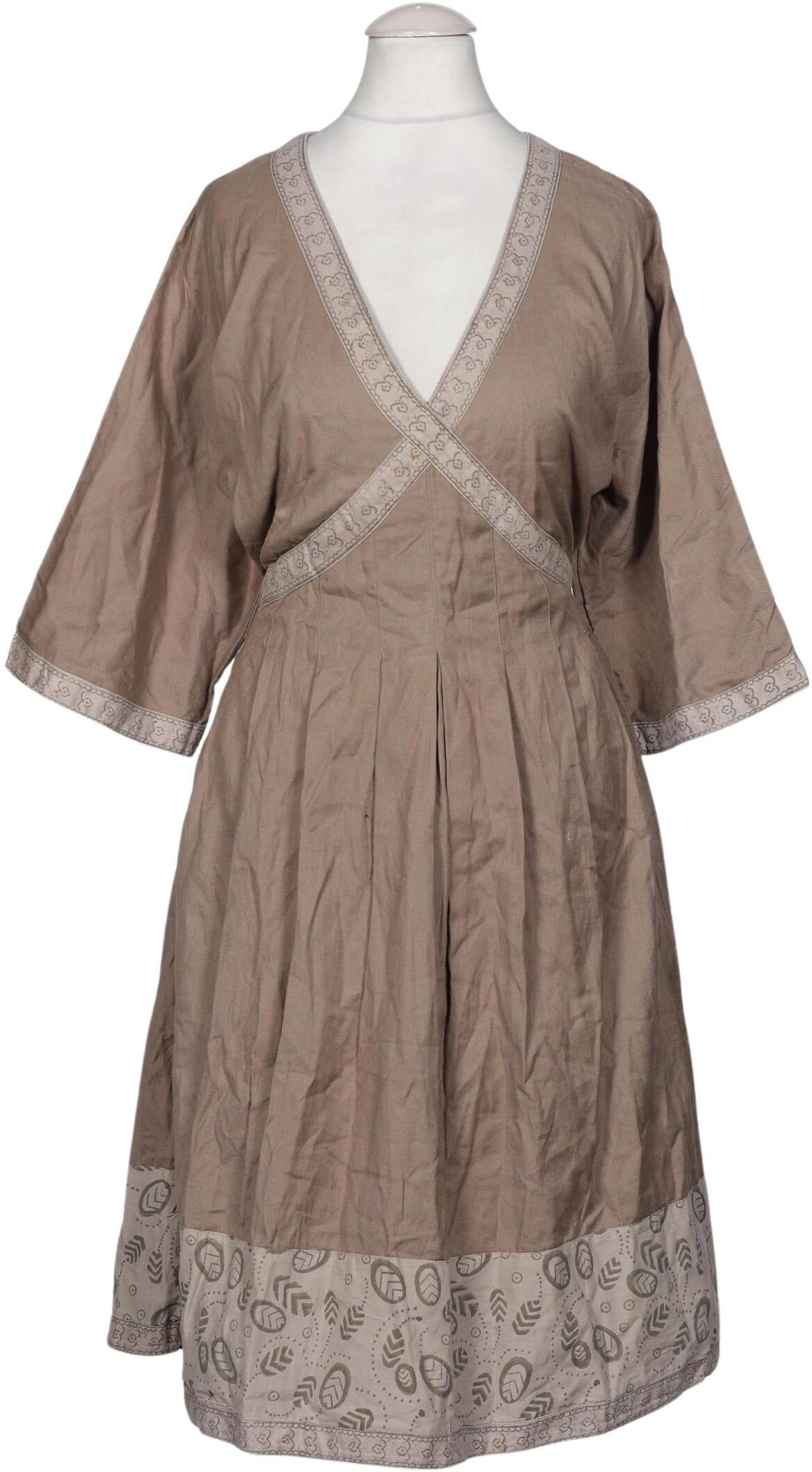 Gudrun Sjödén Damen Kleid, Beige, Gr. S, Baumwolle - Second Hand
