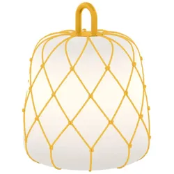 Wever & Ducré Schirm-Überzug für Outdoor LED Akku-Leuchte COSTA 2.0 - ROPE 2.0, geflochten, Colza Yellow WEV-90057192