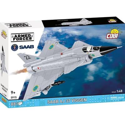 COBI Armed Forces 5915 - Saab AJ 37 Viggen, Bausatz 1:48, 881 Klemmbausteine