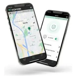 Komobi CITY 4G (Herstellereigene App), Tracker, Schwarz