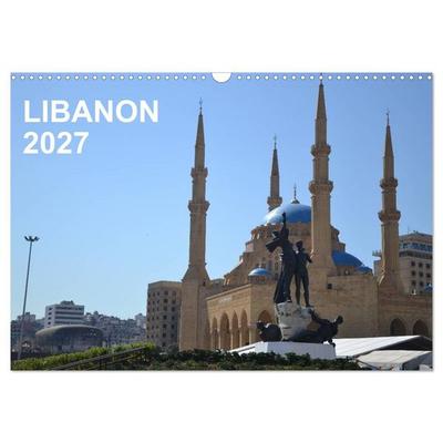 LIBANON 2027 (Wandkalender 2027 DIN A3 quer), CALVENDO Monatskalender
