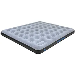 High Peak Comfort Plus Air bed Luftbett mit integrierter Pumpe 200 x 185 cm grau/blau/schwarz King