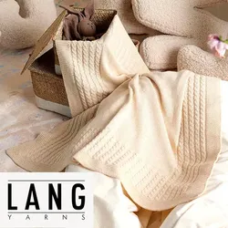 Strickanleitung – Babydecke "Loki" aus Lang Yarns Baby Cotton Naturally Colored