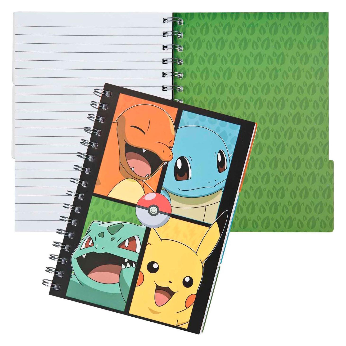 Undercover Pokémon-Notizbuch mit 3 Registerkarten (68186500)