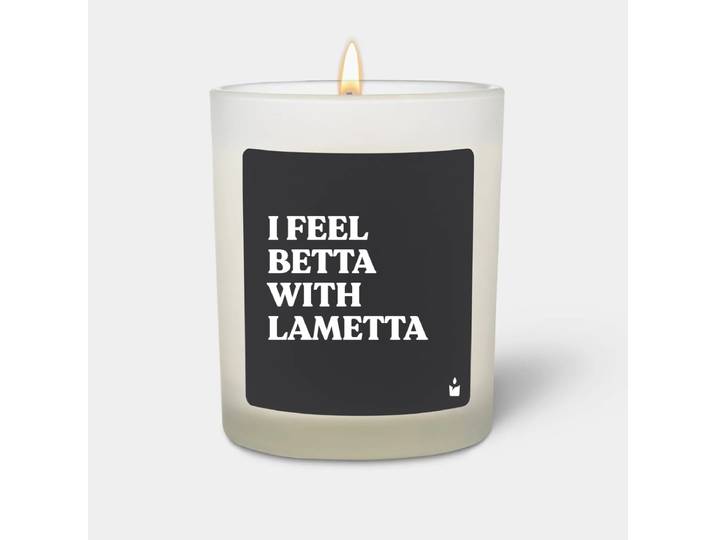 Duftkerze Flowery I feel betta with lametta