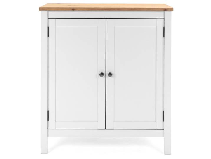 CALICOSY - Buffet 2 portes L80 cm -Reproduction Blanc - BERGEN